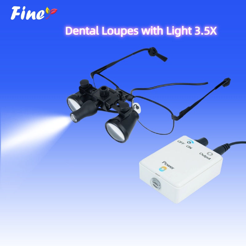 Magnifier With Light - Lente d'ingrandimento dentale sottile Lenti d'ingrandimento