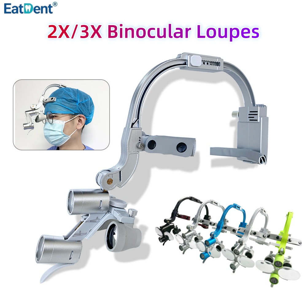 Magnifier With Light - Lente binoculare dentale con luce LED