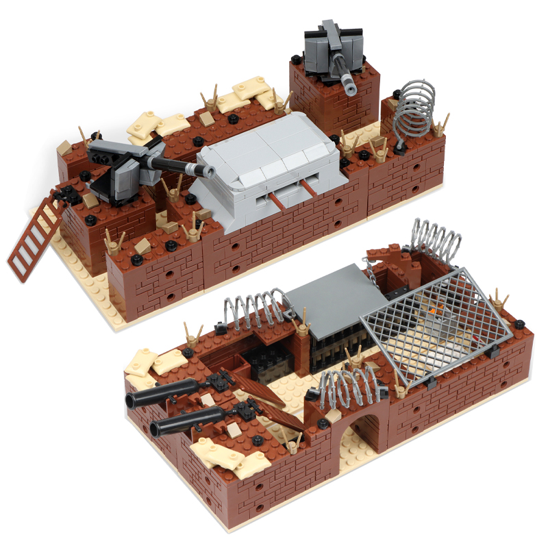 Model Kit Ww2 - Hot WW2 Militare Trench Bunker Difesa