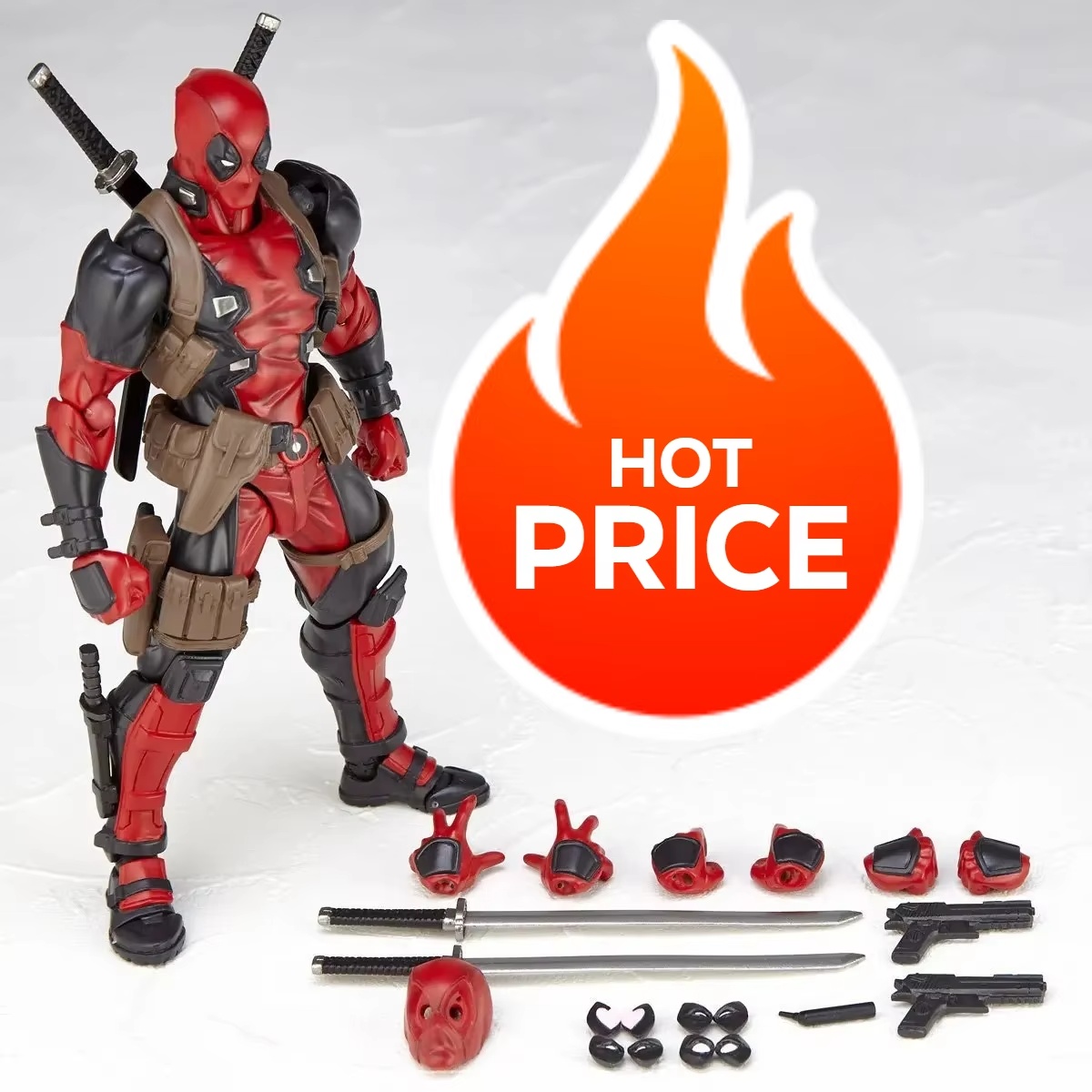 Model Kit Deadpool - Nuovo 16 cm Deadpool 3 Action