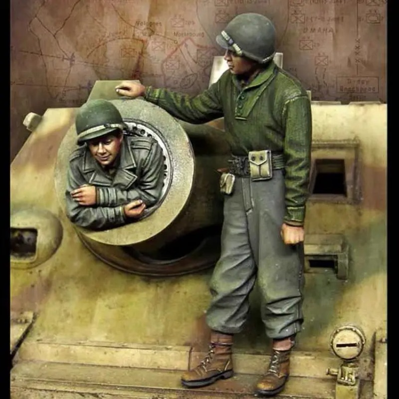 Model Kit Ww2 - Figura in resina in scala 1/35