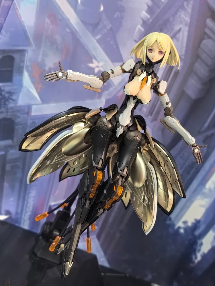Model Kit Mecha Girl - Disponibile Originale Rosado Starflower Lily Anime
