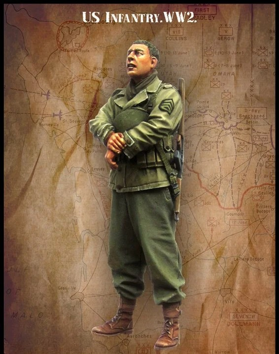 Model Kit Ww2 - 1/35 Bilancia US Army Infantry WW2