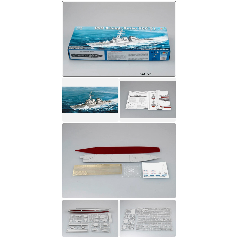 Model Kit Yacht - Trumpeter 04523 Modellino in Scala 1:350
