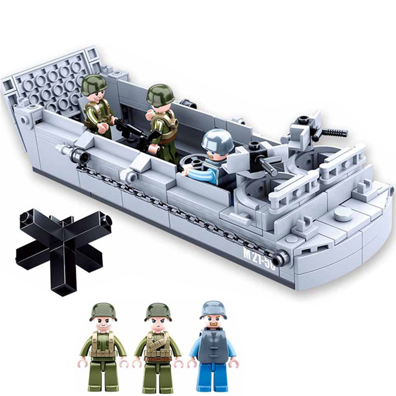 Model Kit Ww2 - Sluban WW2 US Militare Higgins Landing