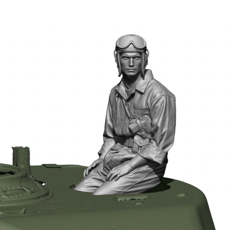 Model Kit Ww2 - Modellino in Resina Scala 1/16, Kit