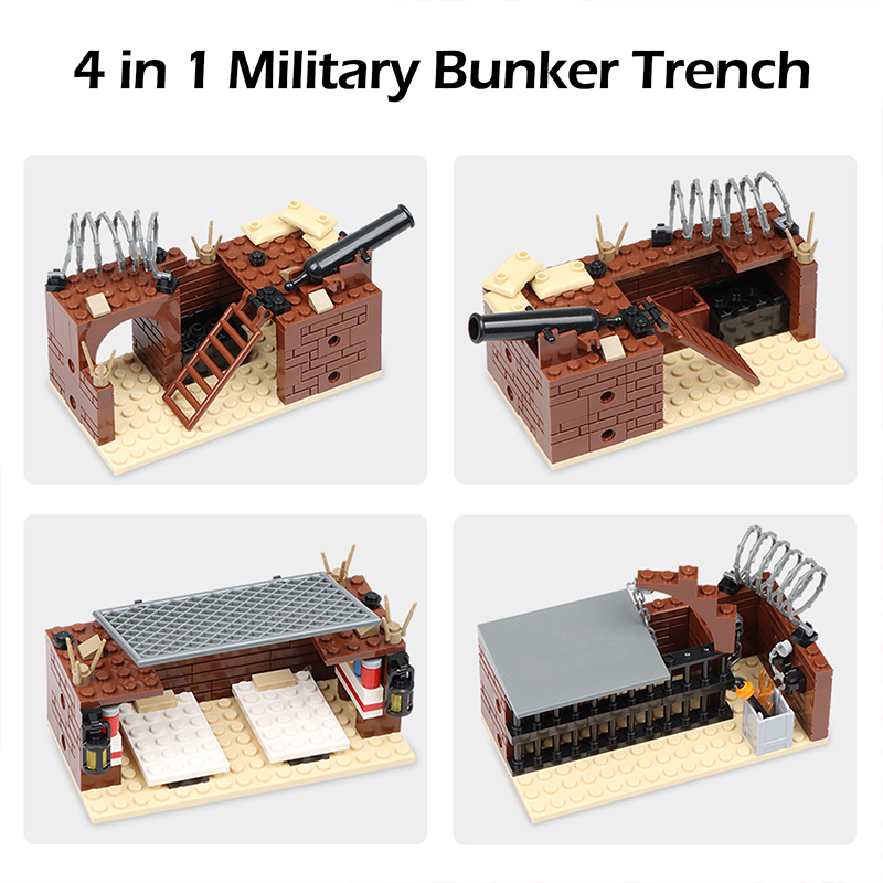 Hot WW2 Militare Trench Bunker - Model Kit Ww2 recensione e prezzo