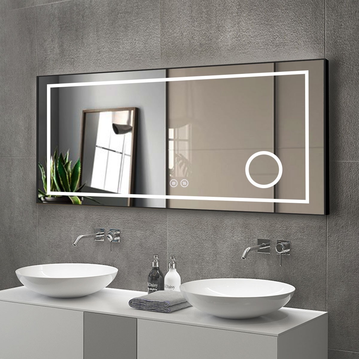 Specchi da Bagno a Parete su M - Magnifier With Light recensione e prezzo