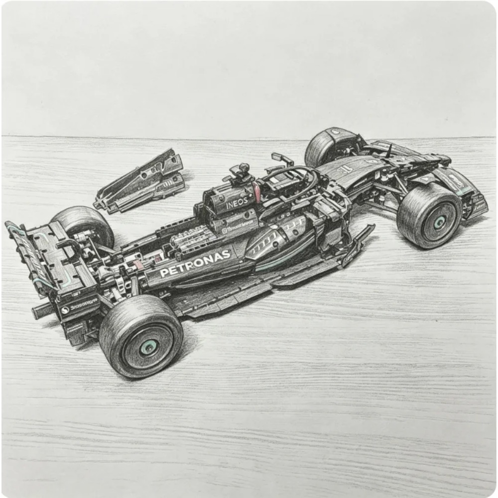 1642 Pezzi Nuovo Modello Tecni - Model Kit F1 recensione e prezzo