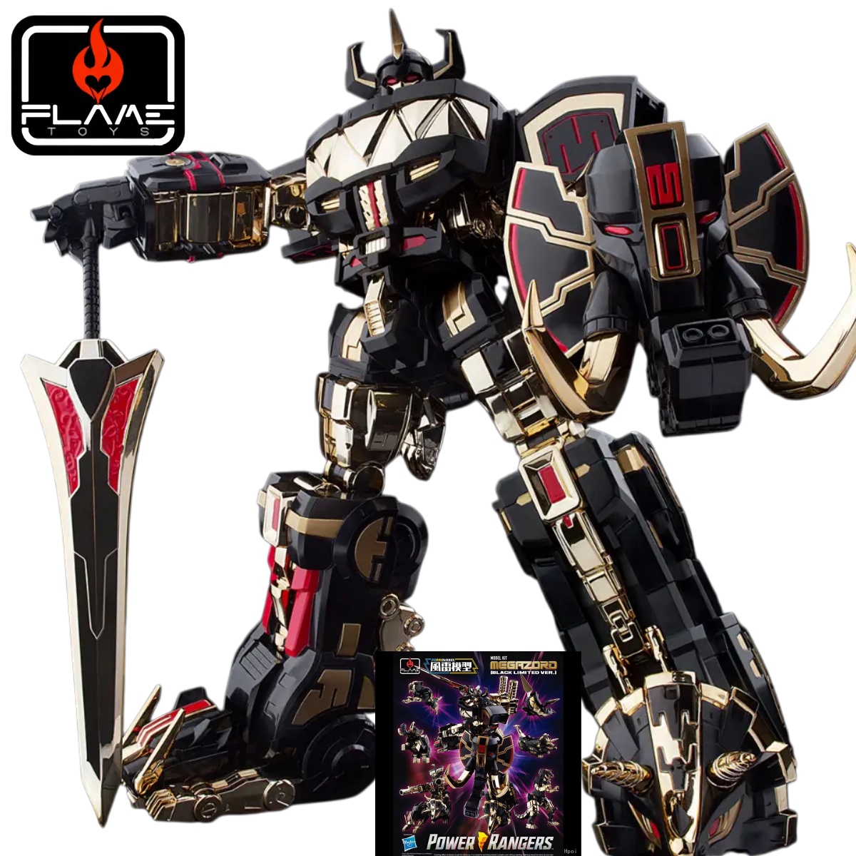 Flame Toys Modello Furai Megaz - Model Kit Megazord recensione e prezzo