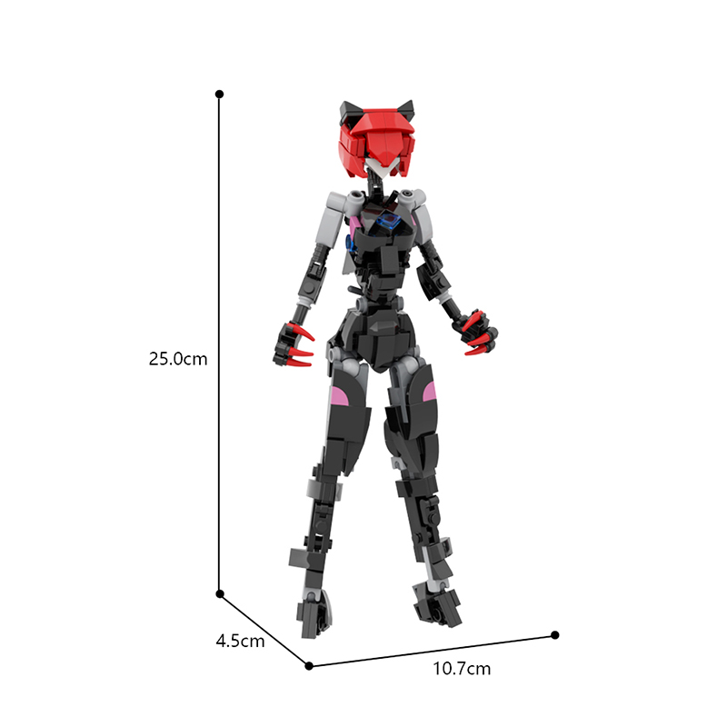 Blocchi da Costruzione MOC - F - Model Kit Mecha Girl recensione e prezzo